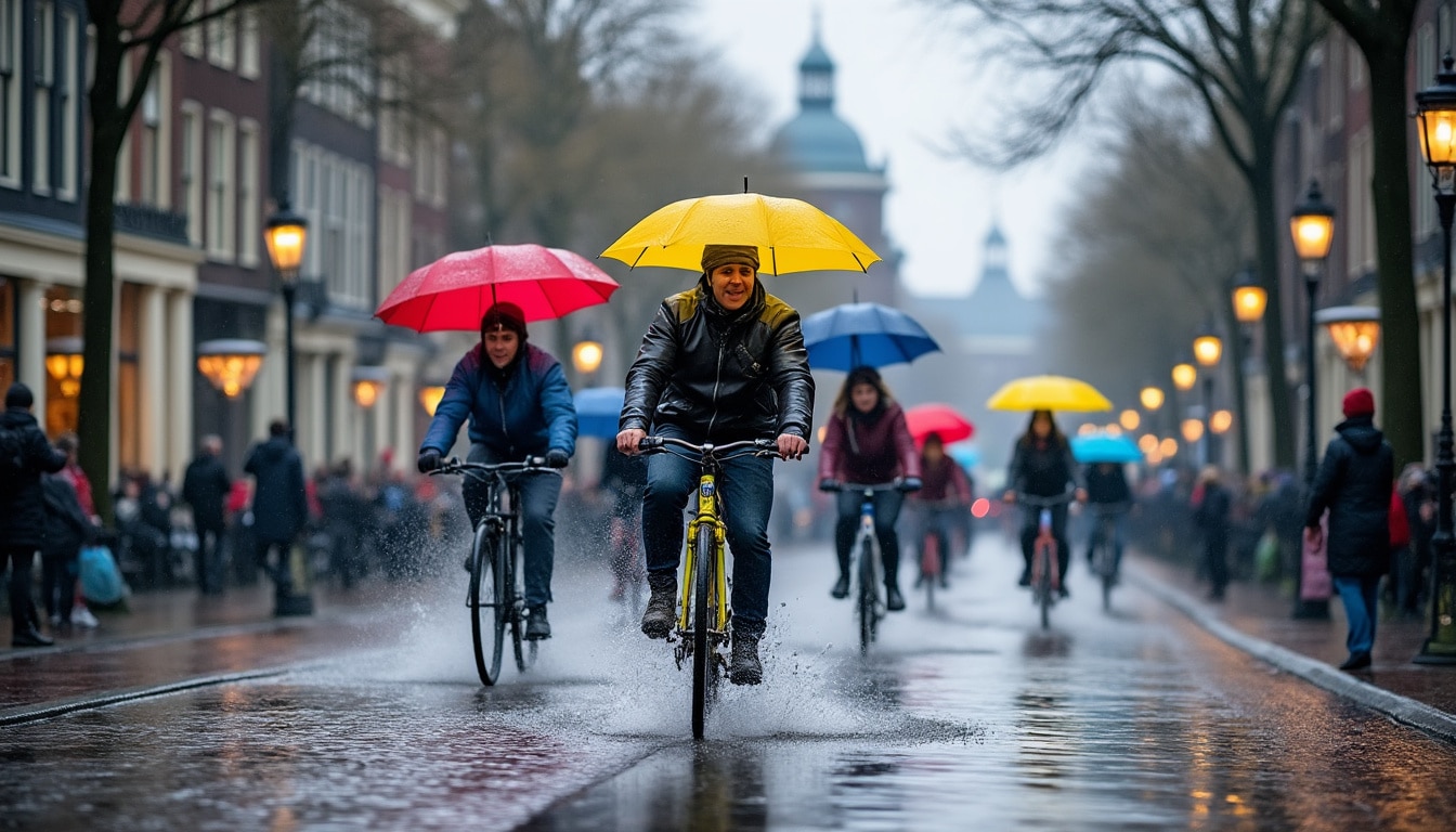 discover the weather patterns in amsterdam with our comprehensive guide on rain and precipitation. learn when to expect showers and how to prepare for your visit to this beautiful city, ensuring your trip is enjoyable regardless of the weather!